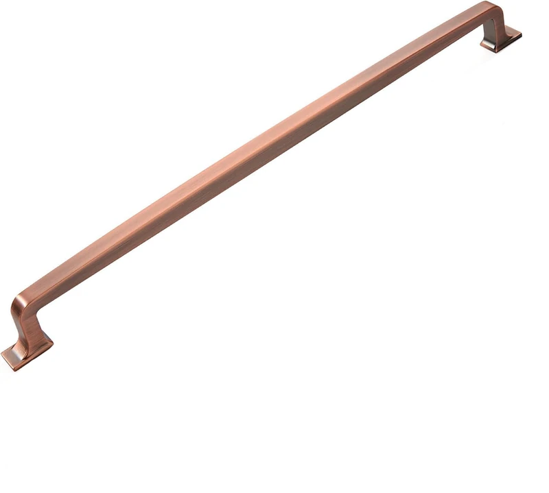 khtumeware | Appliance Handle Pull | Brushed Antique Copper | 18 in (457 mm) Center-to-Center Drawer Pull | 1 Pack| Kitchen and Bathroom Cabinet Hardware | Furniture Hardware
