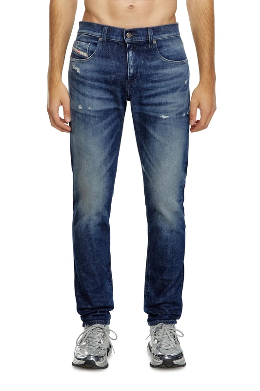 DIESEL_2019 D-STRUKT_Pants_Blue_29 Kurz - Image 1