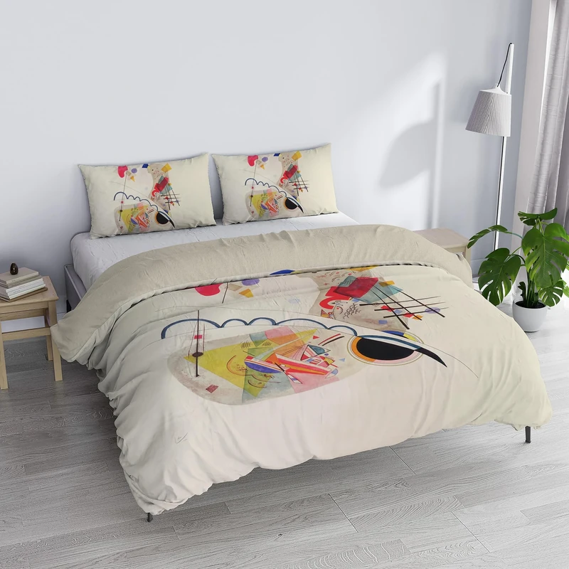 Italian Bed Linen SOGNI D'AUTORE Duvet Cover Set 100% Cotton, SD-65, Double