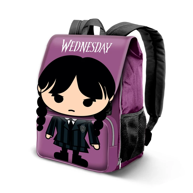 Wednesday Chibi-EXP Expandable Backpack, Lilac, 30 x 45 cm, Capacity 28 L