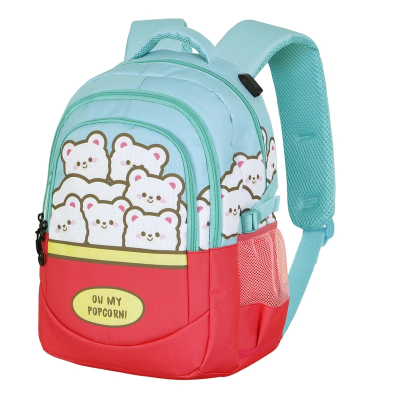 Oh My Pop! Popcorn-Plus Running Backpack, Blue, 34 x 46 cm, Capacity 32 L