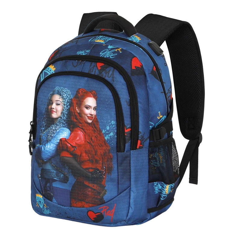 Disney Descendants Wickedly-Plus Running Backpack, Multicolour, 34 x 46 cm, Capacity 32 L