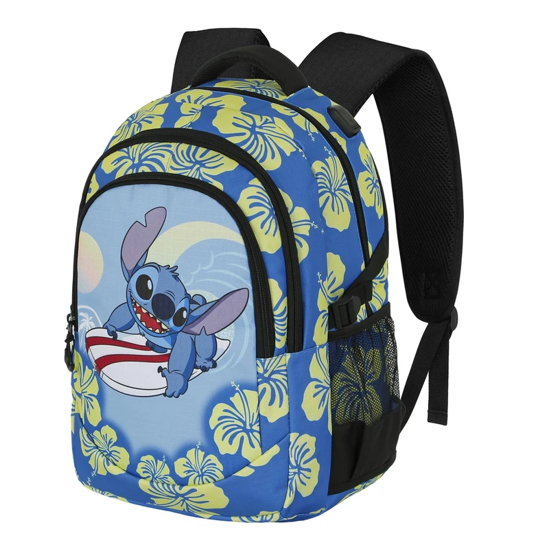 Disney Lilo and Stitch Lifestyle-Plus Running Backpack, Blue, 34 x 46 cm, Capacity 32 L