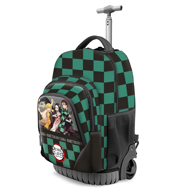 Demon Slayer Akushon-Fan GTS Trolley Backpack, Multicolour, 32 x 47 cm, Capacity 39 L