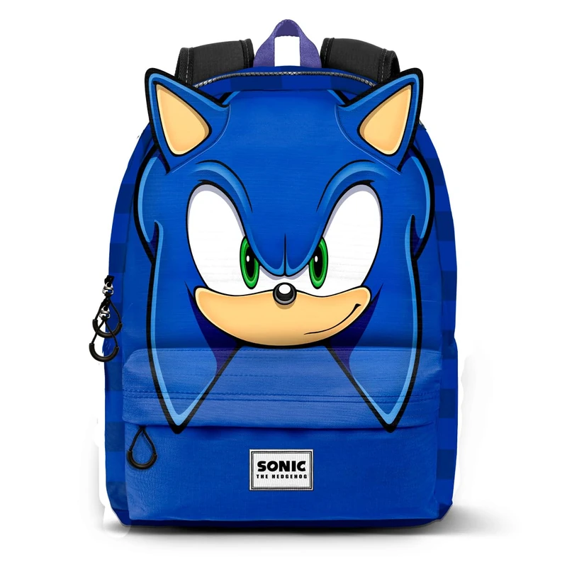 Sonic The Hedgehog - SEGA Sega-Sonic Sight-Fan Heady HS Backpack, Blue, 31 x 44 cm, Capacity 23 L