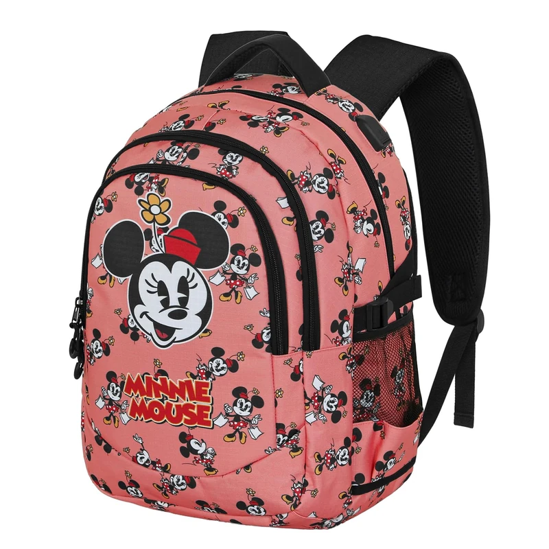 Disney Minnie Mouse Aqua-Plus Running Backpack, Pink, 34 x 46 cm, Capacity 32 L