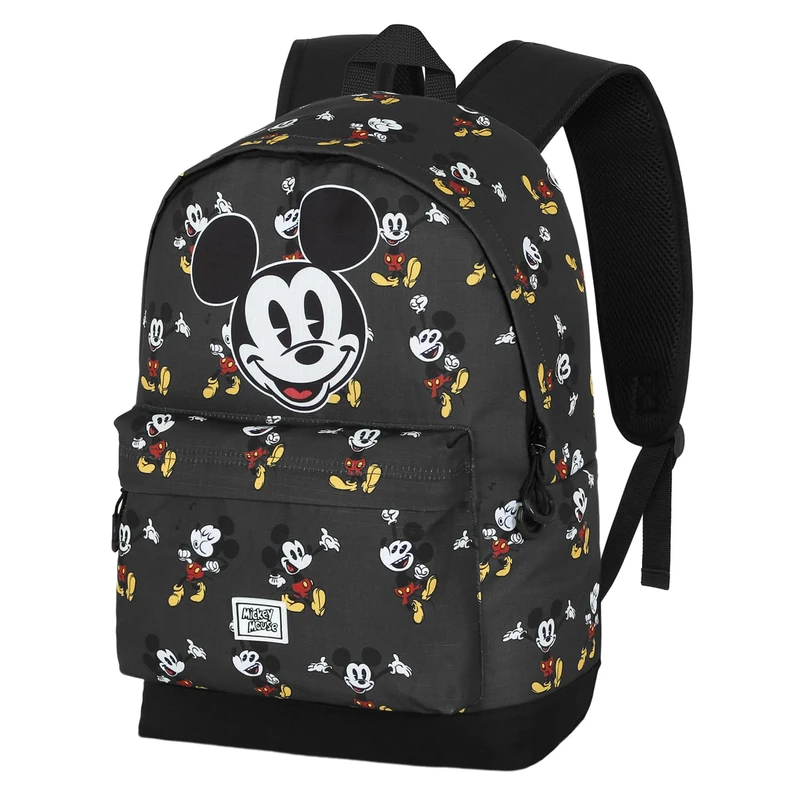 Mickey Mouse Looks-Plus HS Backpack, Black, 30 x 44 cm, Capacity 23 L