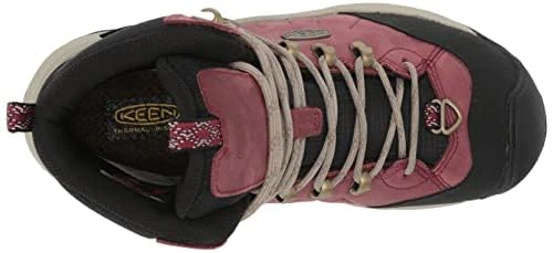 KEEN Women's Revel 4 High Polar Insulated Waterproof Snow Boot, Steel Grey Orchid Petal, 2.5 UK