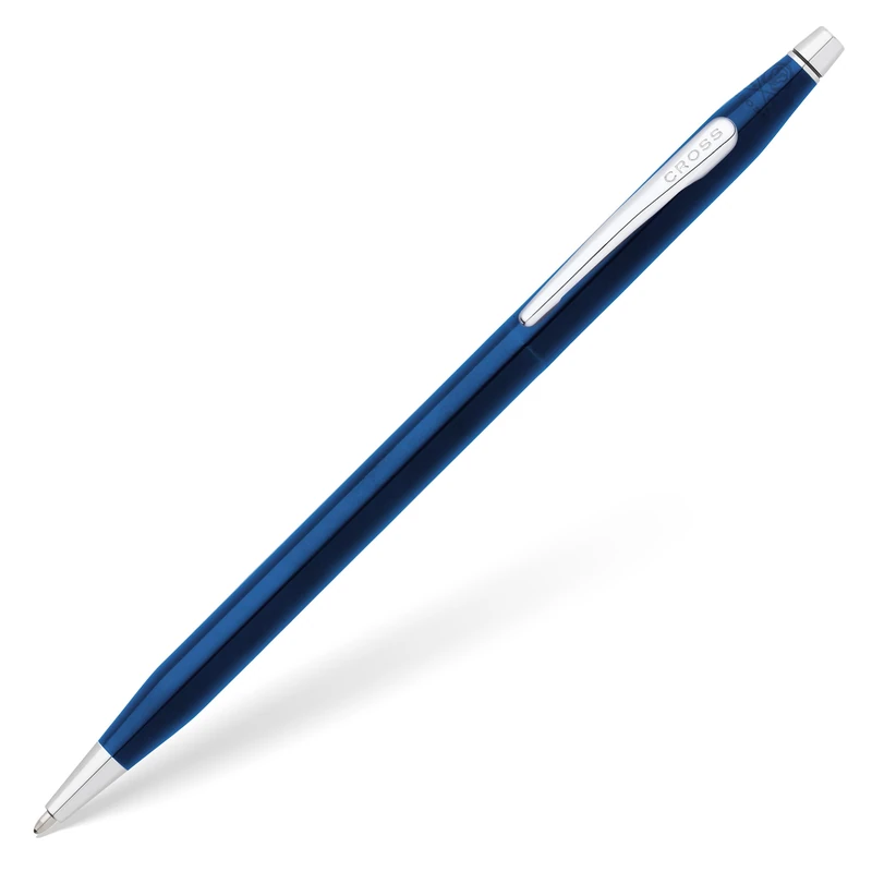 Cross Special Collection Classic Century Pearlescent Blue PVD Barrel and Polished Appointments Ballpoint Penaa