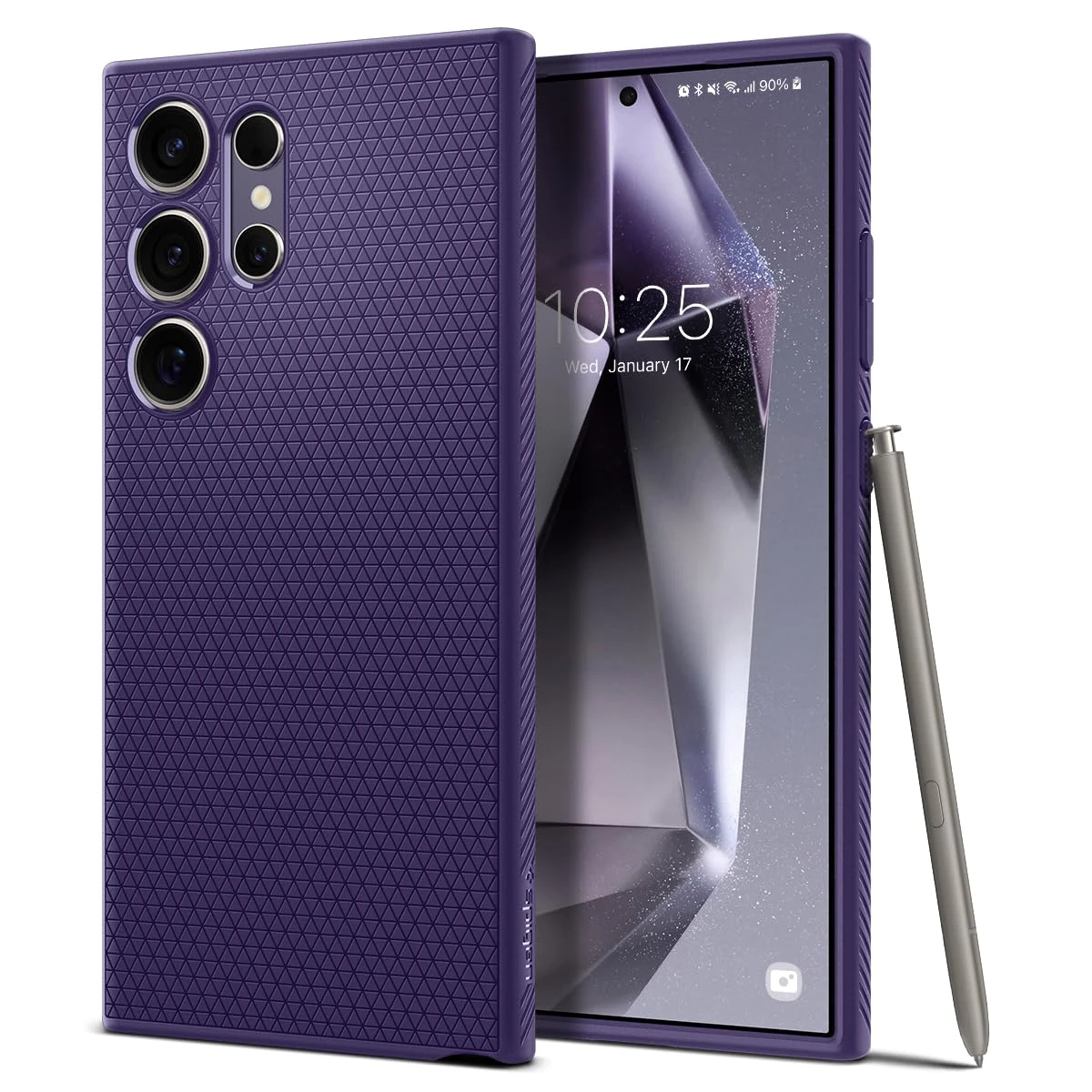 Spigen Liquid Air Case Compatible with Samsung Galaxy S24 Ultra - Deep Purple