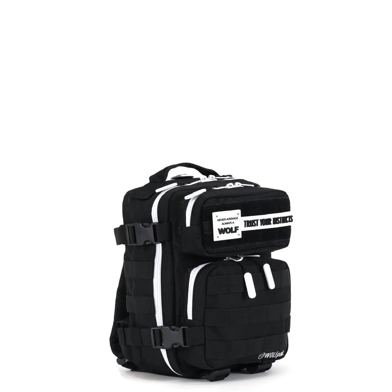 WOLFpak 9L Backpack Mini, Alpha Black White Accents, One- Size, Backpack Mini