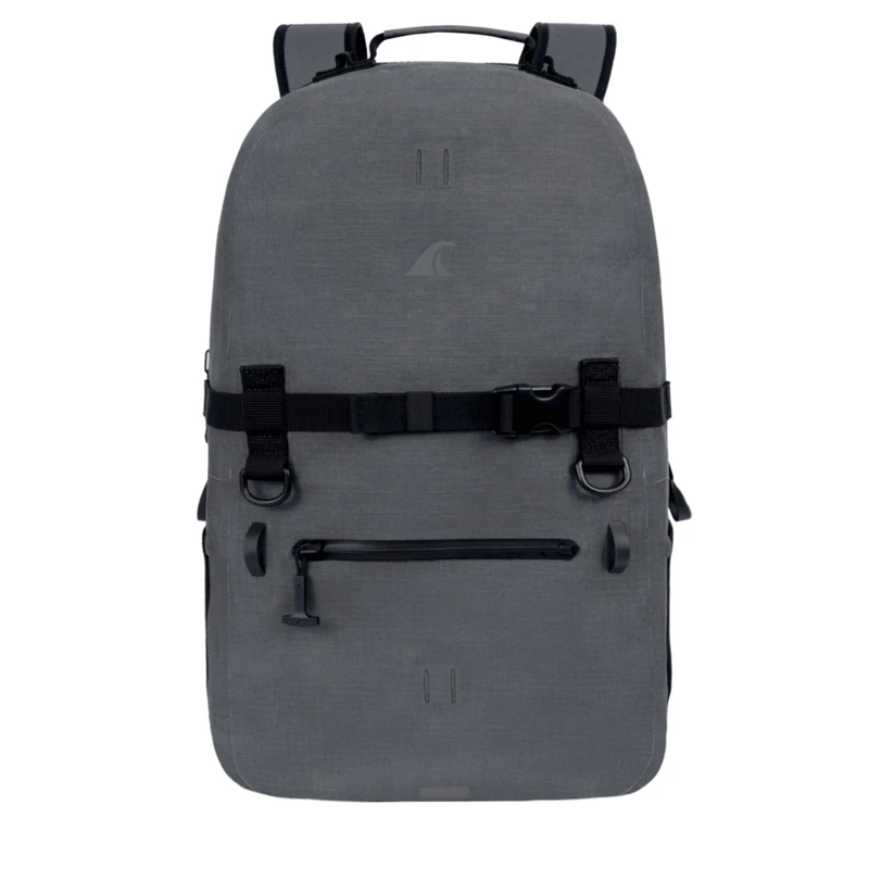Breakwater Supply - Waterproof IP68 waterproof backpack with airtight zips | For carrying laptop on outdoor trips | Fogland 25L, 20L, 15L, Fogland Cordura 25 Litres Grey, 25L, Daypack