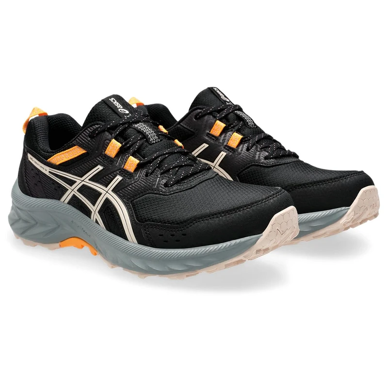 ASICS 1012B313-009 Gel-Venture 9 Women Black/Pearl Pink UK 4