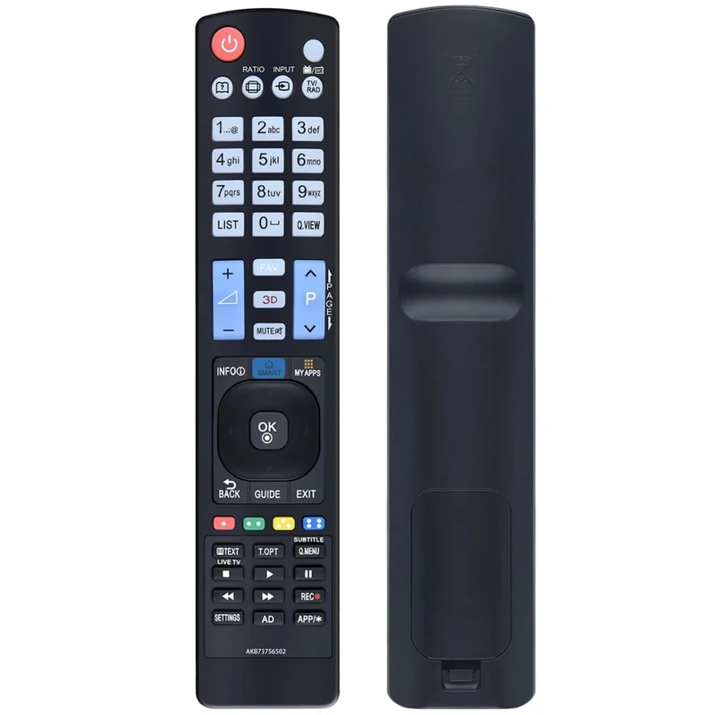 AKB73756502 Replacement Remote Control for LG LED LCD 3D TV Compatible with 60LA620S 32LM620T 47LA620V 42LA620V 47LA640V 42LA641V 50LA620V 47LA641V 32LA620V 55LA640V 29LN460R 32LA620 32LA6208