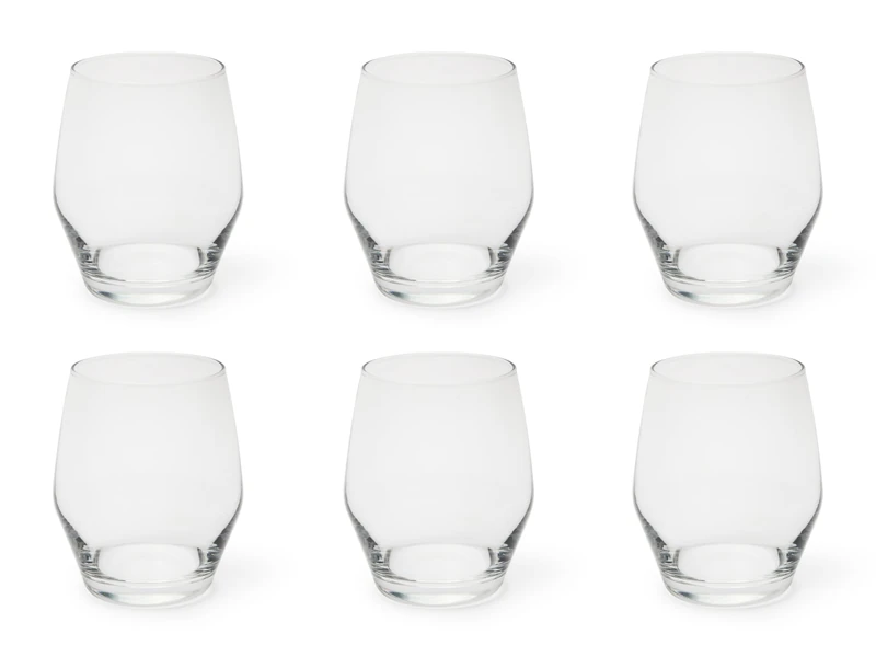 Excelsa Verona Set of 6 Glasses, Clear, 370 ml