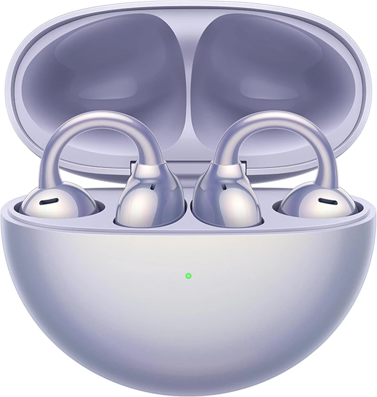 HUAWEI FreeClip, Innovative Clip Design, Intensive Open-Ear Listening Experience, AI Background Noise Cancellation for Calls, Super Long Battery Life, Compatible with Android and iOS, German Version,