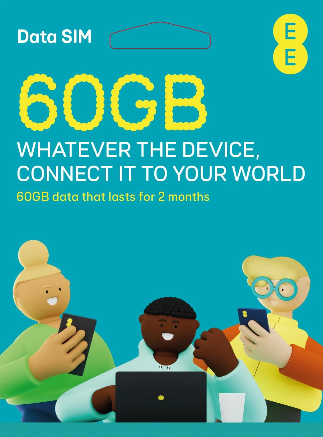 EE PAYG MBB 60GB 2 Months SIM (EE PAYG MBB 60GB 2 Months SIM)