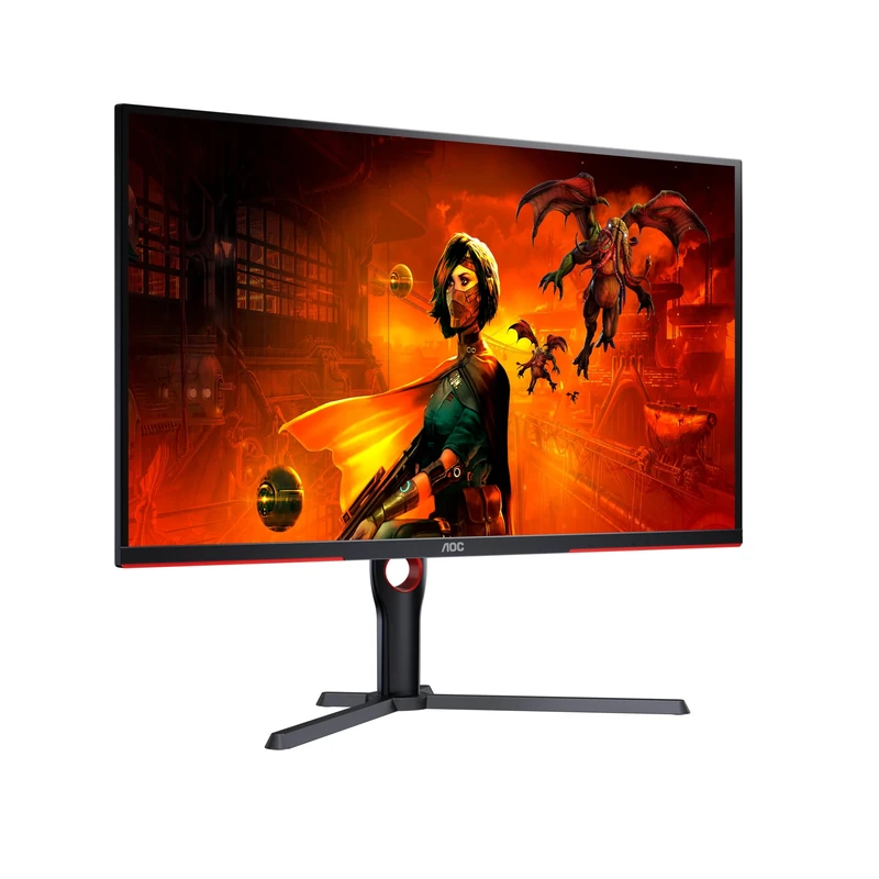 AOC Gaming U32G3X - 32 Inch 4K UHD Monitor, 144Hz, IPS, 1ms GTG, G-Sync Compatible, Low input Lag, HDR400, Height Adjust (3840 x 2160, HDMI 2.1 / DP 1.4 )