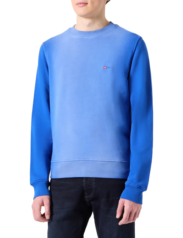 Diesel_S-GINN-K48 FELPA_SWEATSHIRT_Blue_M Große Größen
