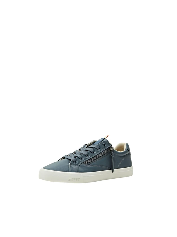 ESPRIT Women's Fashion Lace-up Trainers, 420 Grey Blue, 4 UK