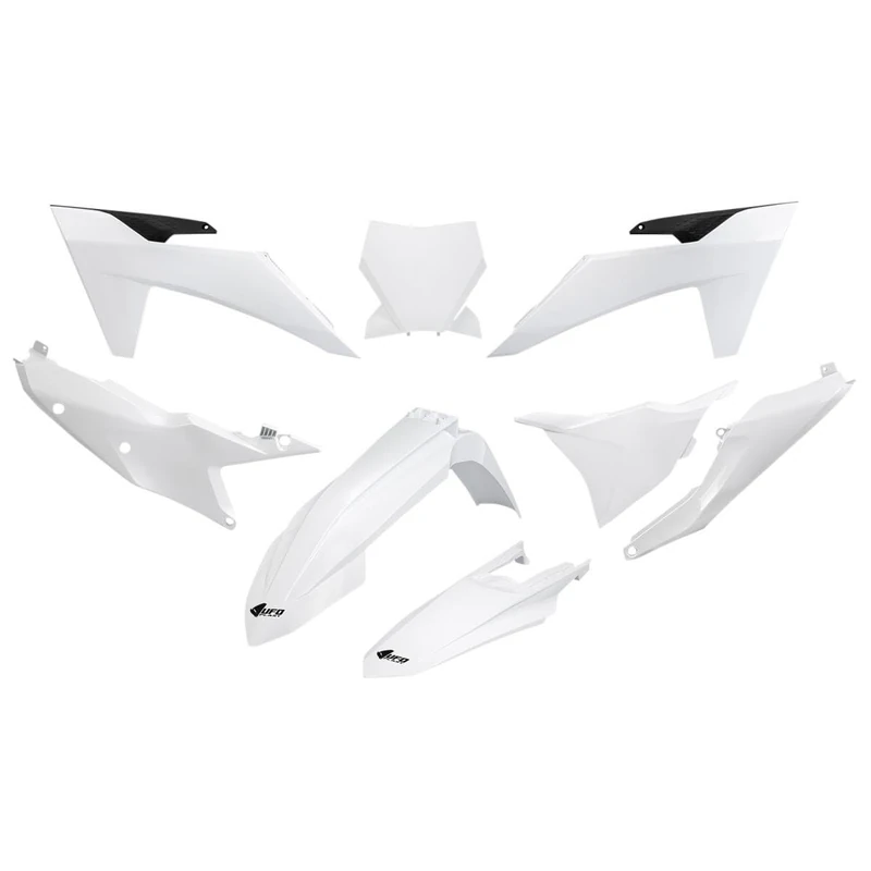 UFO PLAST KIT WHITE 20-24 Ktm SX 250 2023-2024, White, No Size Reference