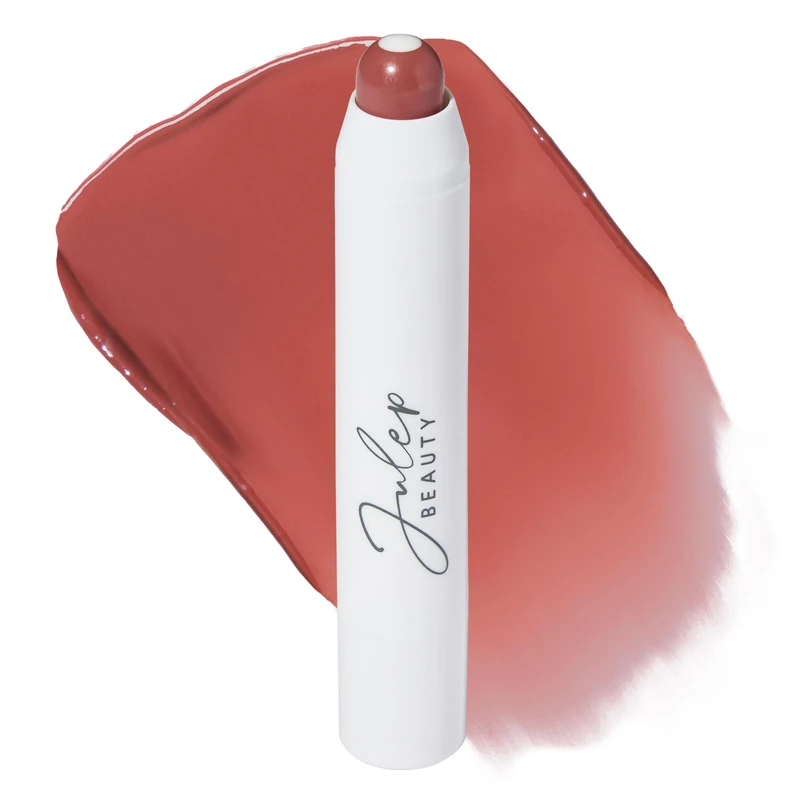 Julep It's Balm Full Coverage Lip Crayon (Cinnamon Raisin) Hydrating, Nourishing Lip Colour - Smooth, Highly Pigmented, Semi-Gloss Finish - Buildable Lipstick with Nourishing Vitamin E Lip Balm Core
