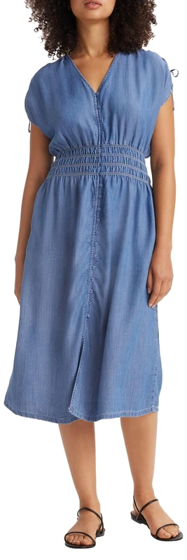 Levi's Women's Betty Midi Dress, New News, XS