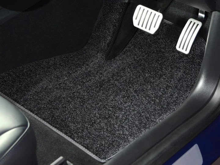 Tailored Car Mat Set Compatible/Replacement for Ford Ranger (2012-2022)(P375) Ultimate Carpet Mats In Grey, Super, Super Hard Wearing, Non-Slip