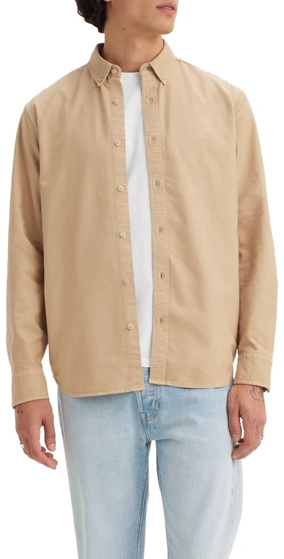 Levi's Men's 551Z Relaxed Straight Jeans, Muir Woods Safari Garment Dye, M