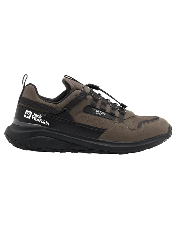 Jack Wolfskin Men's Dromoventure Athletic Texapore Low M Walking Shoe, Cold Coffee, 6 UK