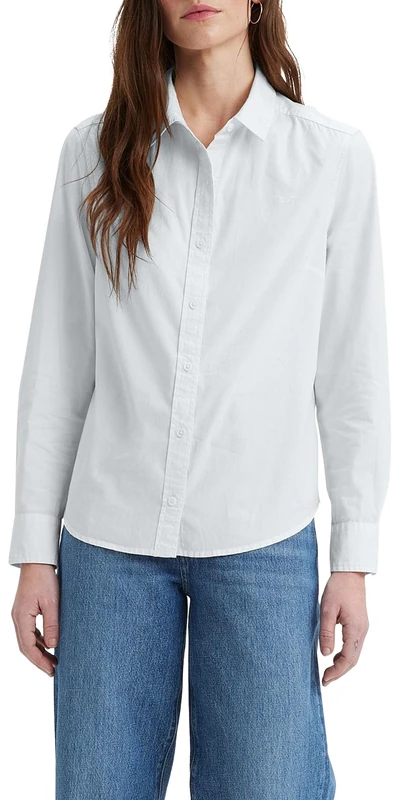 Levi's Women's Classic Fit Shirt, Arctic Ice, XL