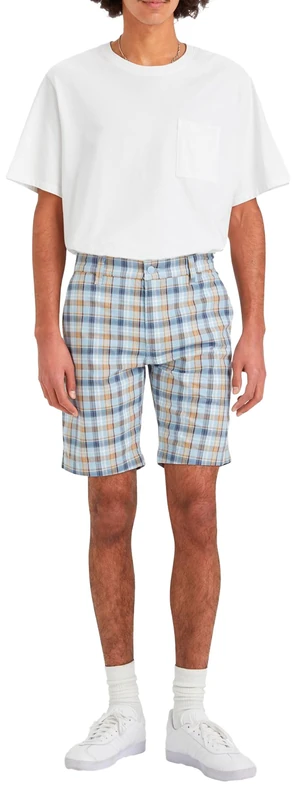 Levi's Men's XX Chino Taper Shorts II Casual Shorts, Ares Plaid Soft Cham, 28W