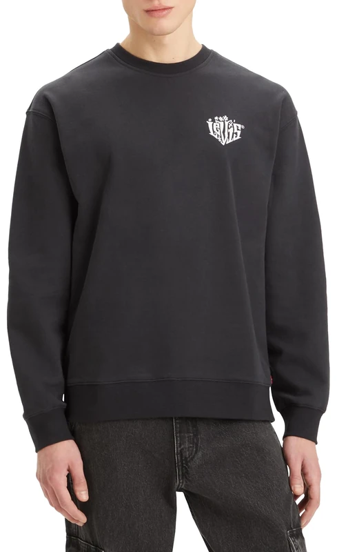 Levi's Men's Relaxd Graphic Crew, Brin Palm Sce, M