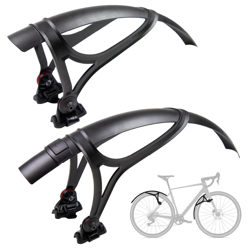 ZEFAL Gravel Shield G50 Set - Black Mudguards for 28-inch Wheels