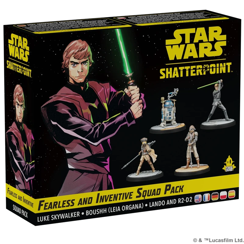 Atomic Mass Games | Star Wars: Shatterpoint - Fearless and Inventive Squad Pack | Miniatures Game | Ages 14+ | 2 Players | 90 Minutes Playing Time