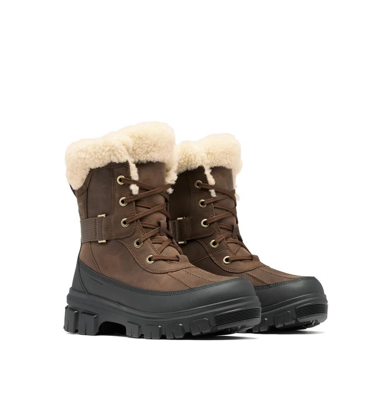 Sorel Womens Torino Parc Wp Fashion Boot, Tobacco Black Torino 5, 8 UK