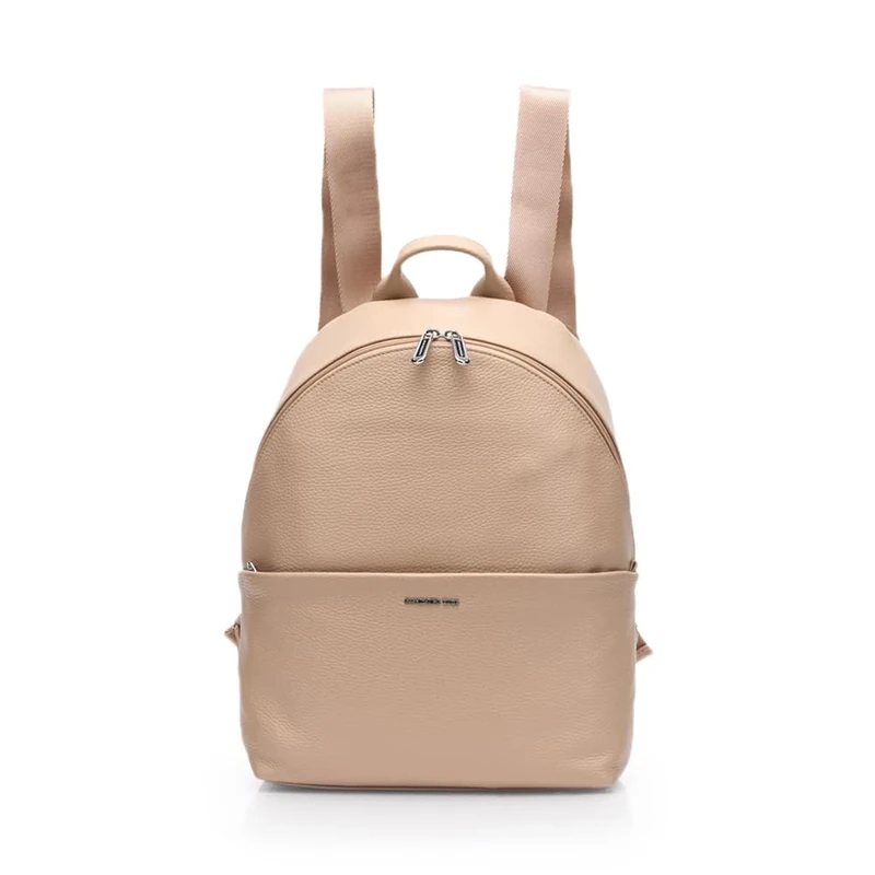 Mandarina Duck Women Mellow Leather Backpack, Warm Taupe, One Size