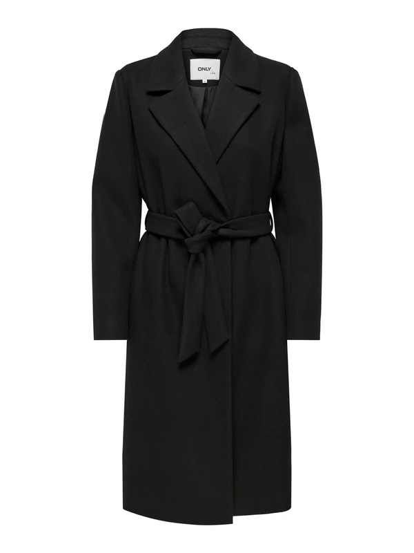 ONLY Women's Onlalvilda Life Wrap Coat OTW Coat, black, S