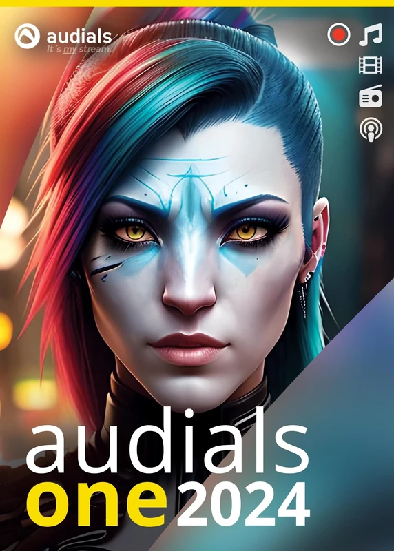 Audials One 2024 - Streaming recorder for music, video, radio, podcast | 1 Device | 1 User | PC Activation Code by email