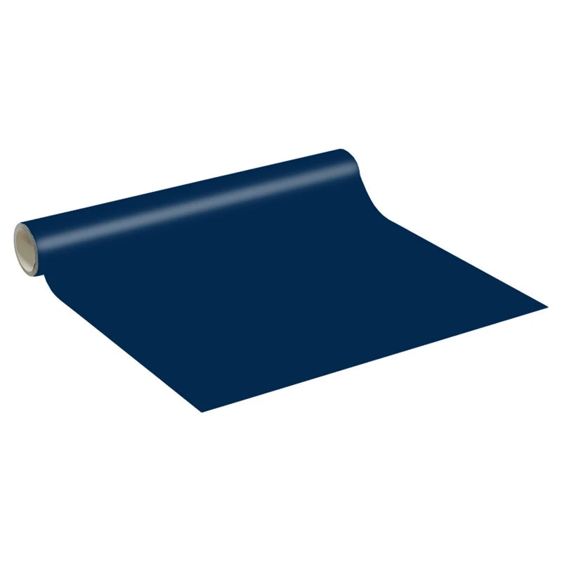 Ambiance Sticker Self Adhesive Vinyl Sticker Sold by The Metre for Interior Decoration Kitchen Wall Self Adhesive Removable Washable Waterproof Furniture Bedroom Living Room - Dark Blue - 60cm x 50