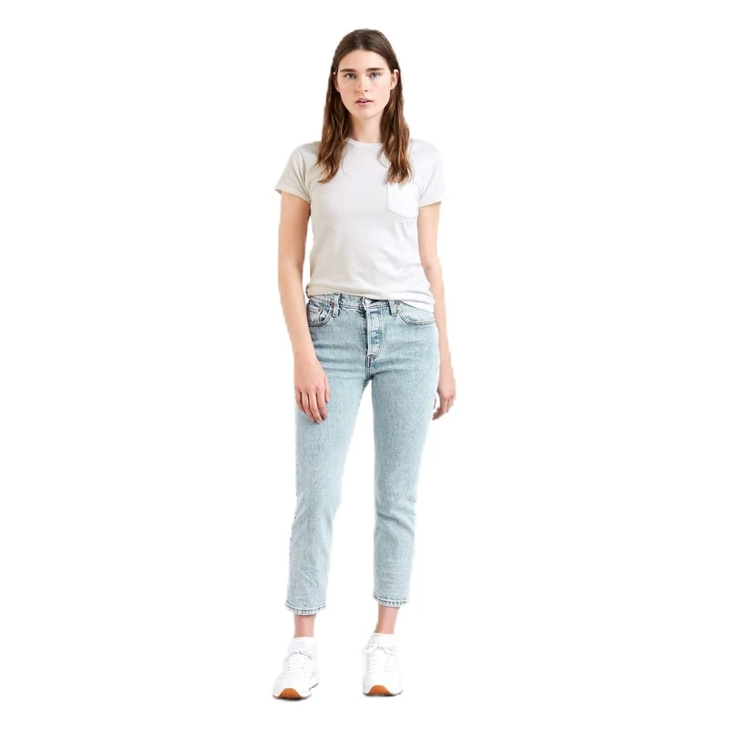 Levi's Women's 501 Crop Jeans, Wow Me Over, 28W / 30L
