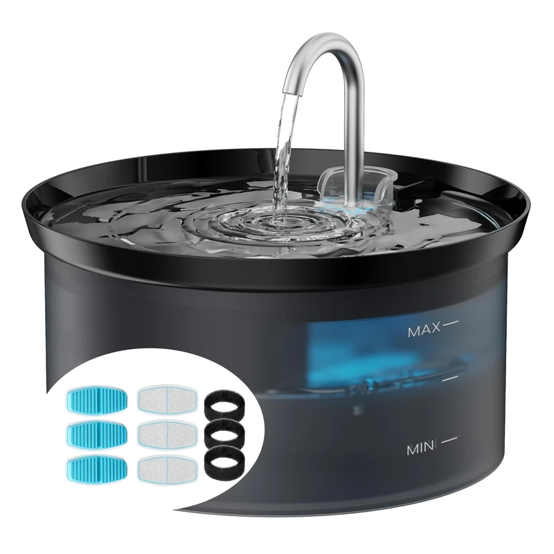 Cat Water Fountain +6filters + 6 Sponges H4-pro