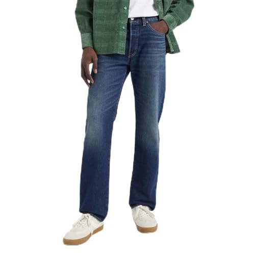 Levi's Men's 501 Original Fit Jeans, On the Borderline, 34W / 32L