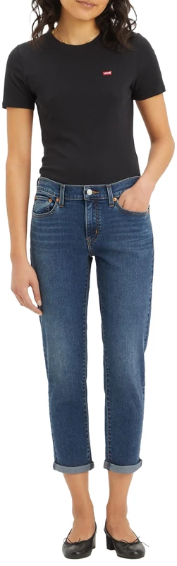 Levi's Women's Mid Rise Boyfriend Jeans, Bringing The Game, 28W x 30L