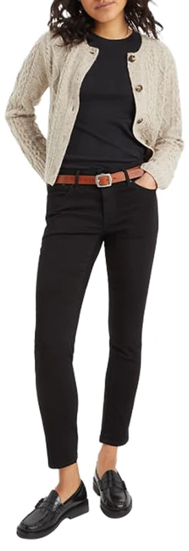 Levi's Women's 712 Slim Welt Pocket Jeans, Midnight Gauze, 30W x 28L