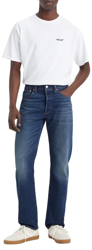 Levi's Men's 501 Original Fit Jeans, On the Borderline, 32W / 34L