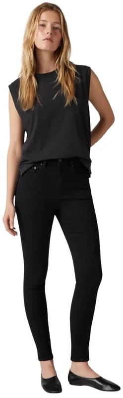 Levi's Women's 721 High Rise Skinny Jeans, Midnight Gauze, 28W x 30L