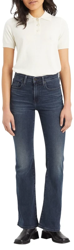 Levi's Women's 726 High Rise Flare Jeans, All Systems Go, 25W x 32L