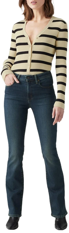 Levi's 725 High Rise Bootcut Blue Swell, Blue Swell, 31W x 30L