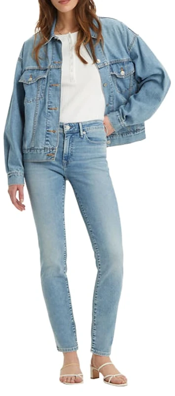Levi's Women's 712 Slim Welt Pocket Jeans - Blue Wave Light